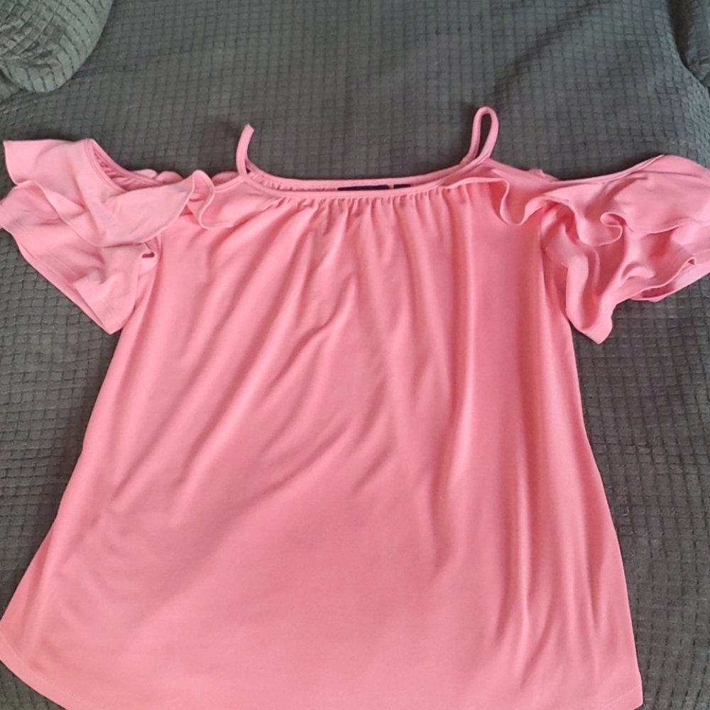 Girl's 7th Avenue Cold-Shoulder Shirt
